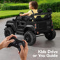 24V Electric Ride-On Car for Kids – 2-Seater with 132lb Weight Limit, Bluetooth, LED Lights, and Parent Control